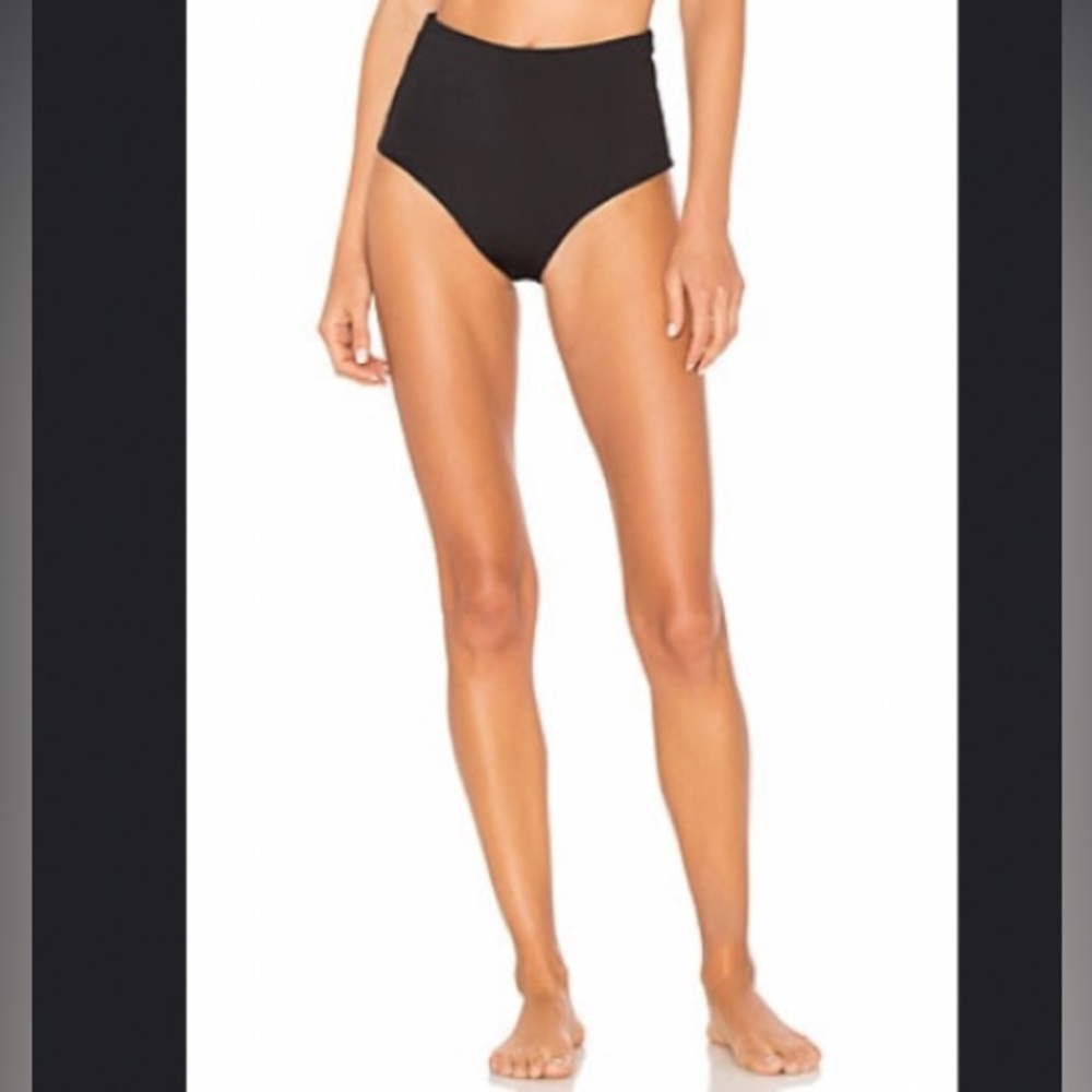 L*space black high waisted bikini bottom s